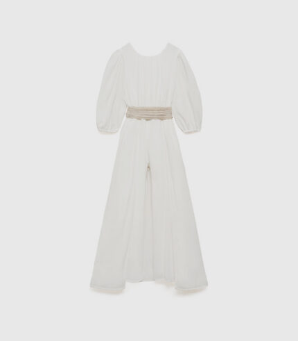 Bow long jumpsuit