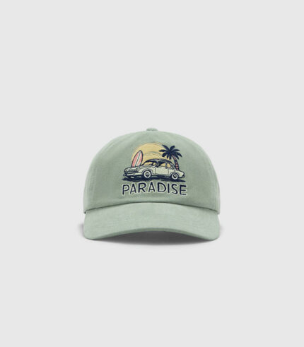 Tropical print cap